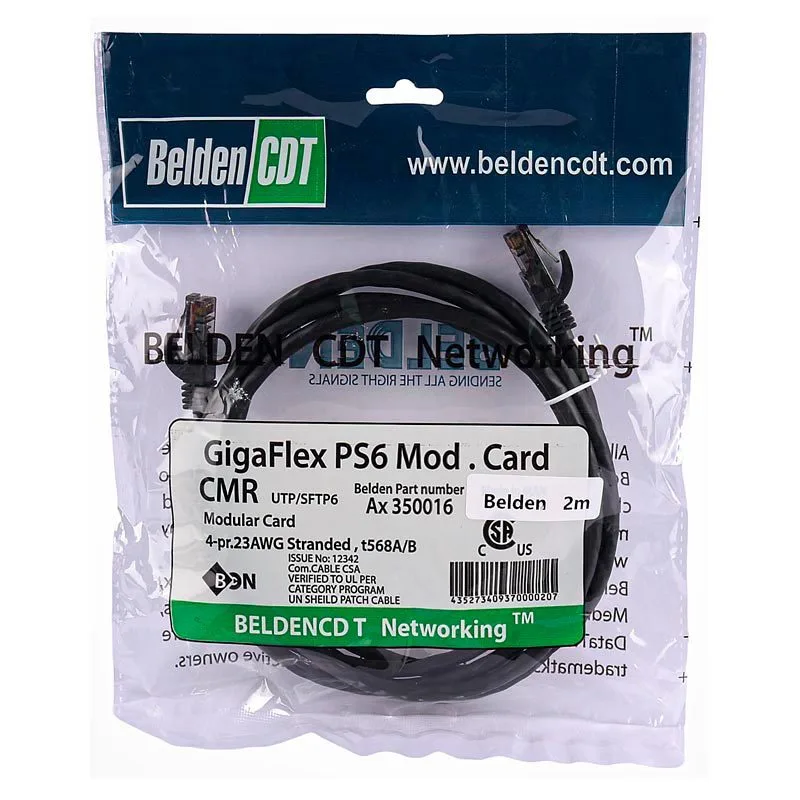 کابل شبکه بلدن مدل Cat6 به طول 2 متر